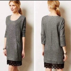 Anthropologie Dolan Left Coast Collection Fiona lace trimmed dress size XS